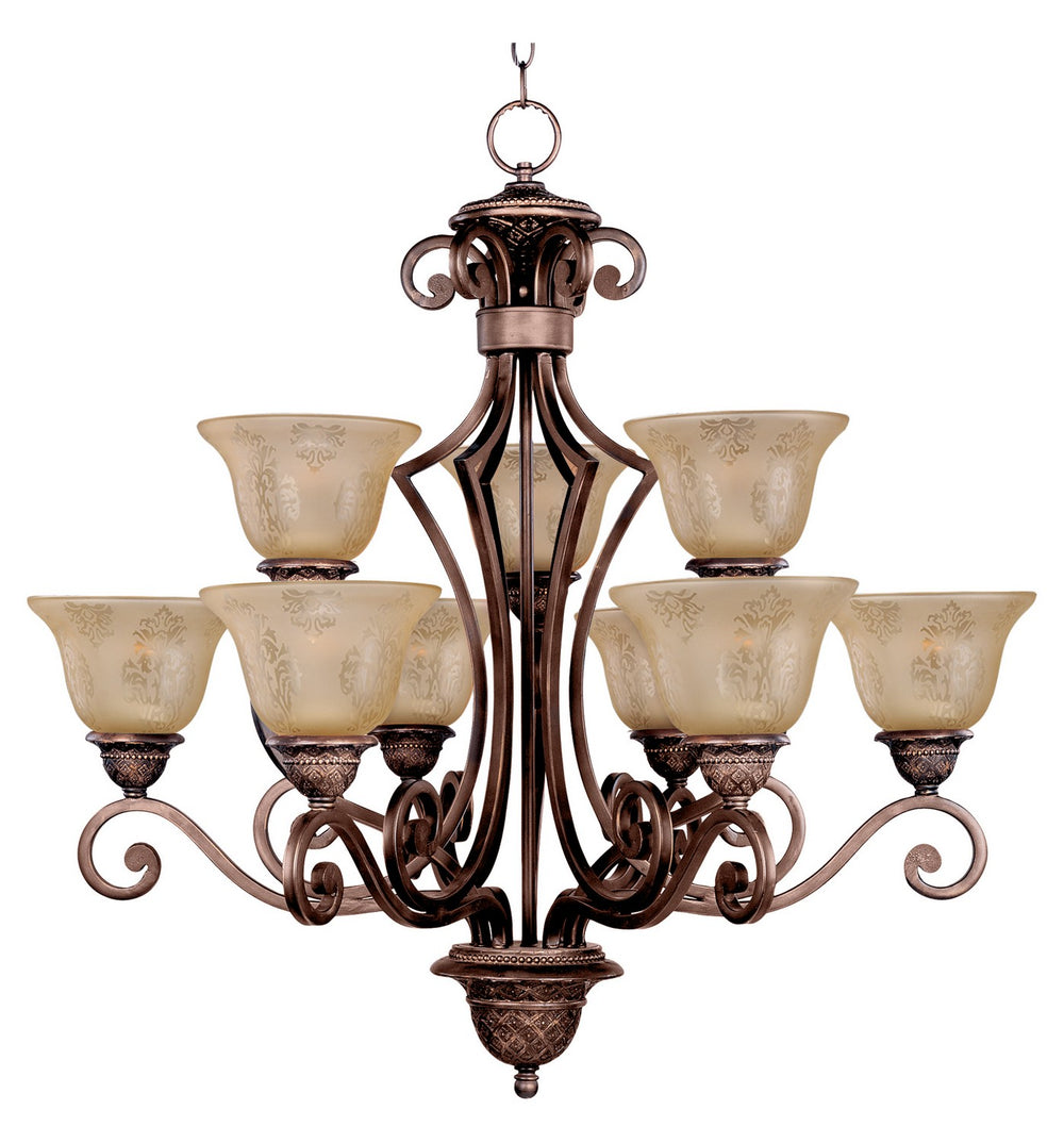 Maxim - Nine Light Chandelier - Symphony - Oil Rubbed Bronze- Union Lighting Luminaires Decor