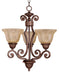 Maxim - Three Light Chandelier - Symphony - Oil Rubbed Bronze- Union Lighting Luminaires Decor