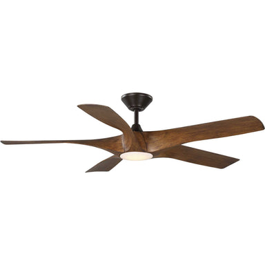 Progress Canada - 60" Ceiling Fan - Vernal - Koa Woodgrain with Bronze Accents- Union Lighting Luminaires Decor