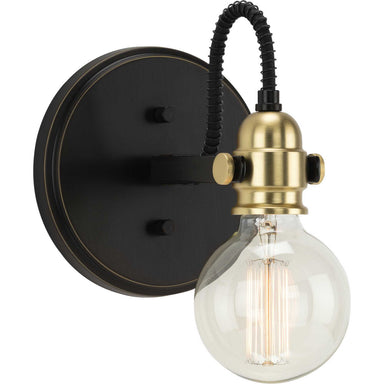 Progress Canada - One Light Bath Bracket - Axle - Antique Bronze- Union Lighting Luminaires Decor