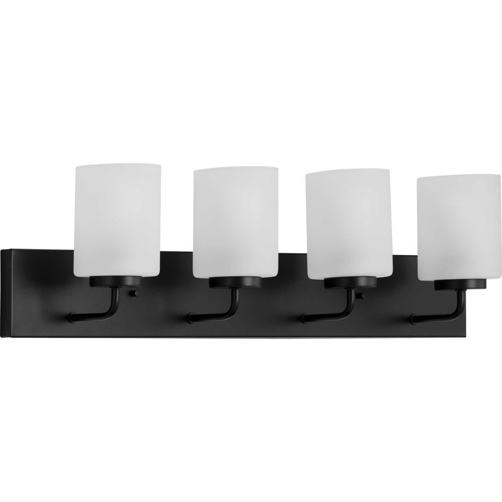 Progress Canada - Four Light Bath Bracket - Merry - Matte Black- Union Lighting Luminaires Decor