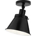 Progress Canada - One Light Flush Mount - Hinton - Matte Black- Union Lighting Luminaires Decor