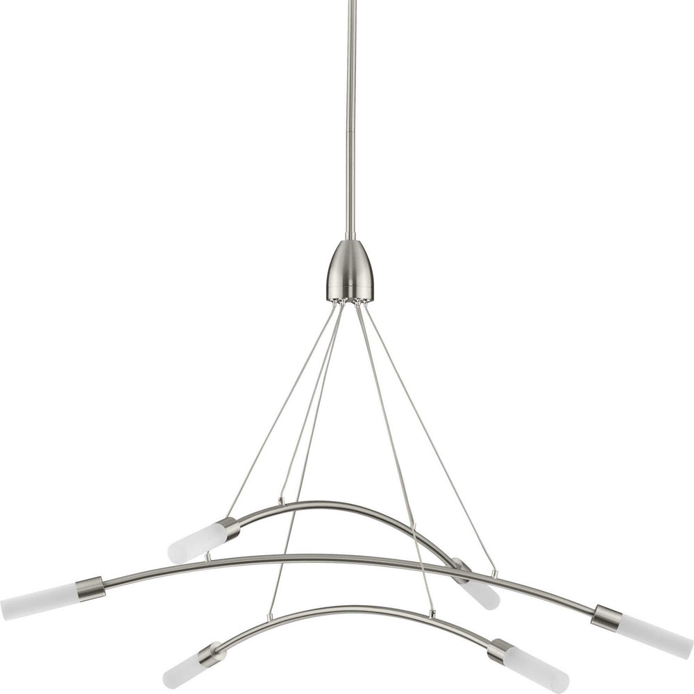 Progress Canada - LED Chandelier - Kylo LED - Brushed Nickel- Union Lighting Luminaires Decor