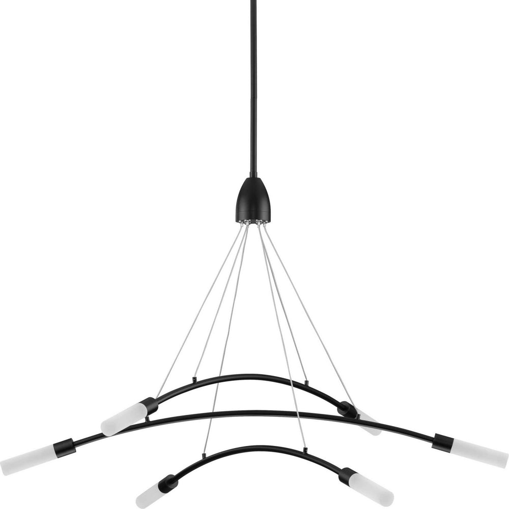 Progress Canada - LED Chandelier - Kylo LED - Matte Black- Union Lighting Luminaires Decor