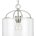 Progress Canada - One Light Pendant - Leyden - Brushed Nickel- Union Lighting Luminaires Decor