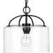 Progress Canada - One Light Pendant - Leyden - Matte Black- Union Lighting Luminaires Decor