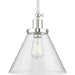 Progress Canada - One Light Pendant - Hinton - Polished Nickel- Union Lighting Luminaires Decor