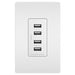Legrand Canada - Quad USB Charger - White- Union Lighting Luminaires Decor