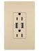 Legrand Canada - 15A Tamper-Resistant USB Outlet - Ivory- Union Lighting Luminaires Decor