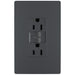 Legrand Canada - Tamper-Resistant 15A Duplex Self-Test GFCI Receptacles with SafeLock Protection - Graphite- Union Lighting Luminaires Decor