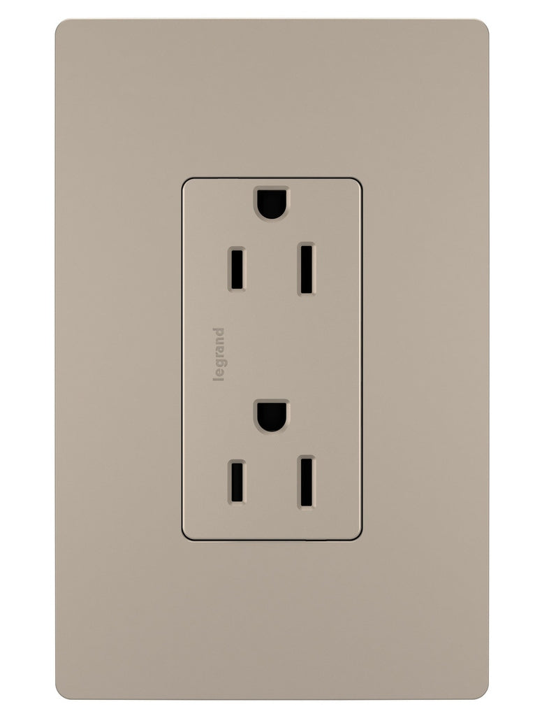 Legrand Canada - Tamper-Resistant Outlet - Nickel- Union Lighting Luminaires Decor