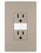 Legrand Canada - 15A Tamper-Resistant Outlet with Night Light - Nickel- Union Lighting Luminaires Decor