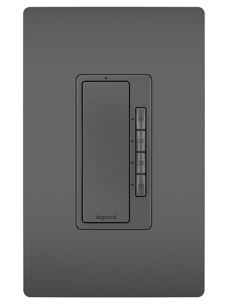 Legrand Canada - 4-Button Digital Timer - Black- Union Lighting Luminaires Decor