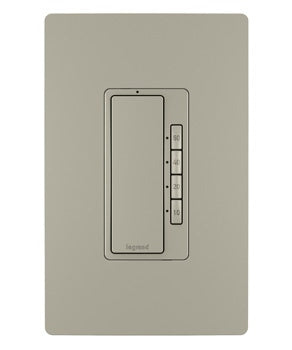 Legrand Canada - 4-Button Digital Timer - Nickel- Union Lighting Luminaires Decor