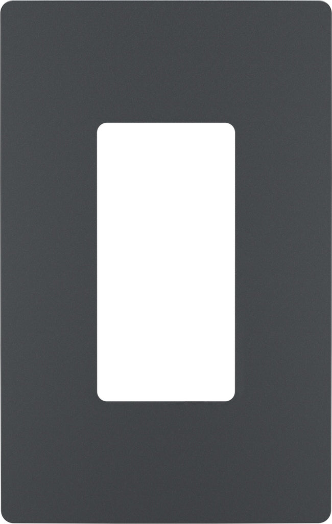 Legrand Canada - One-Gang Screwless Wall Plate - Graphite- Union Lighting Luminaires Decor