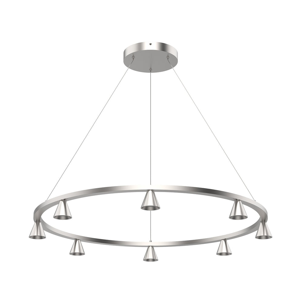Kuzco Canada - LED Chandelier - Dune - Brushed Nickel- Union Lighting Luminaires Decor