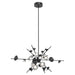 Kuzco Canada - LED Chandelier - Geode - Black- Union Lighting Luminaires Decor