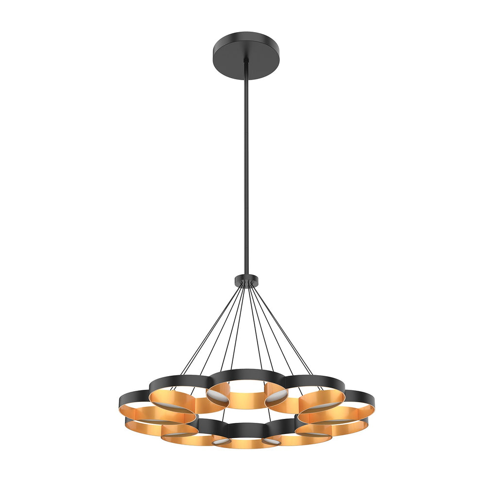 Kuzco Canada - LED Chandelier - Maestro - Black/Gold- Union Lighting Luminaires Decor