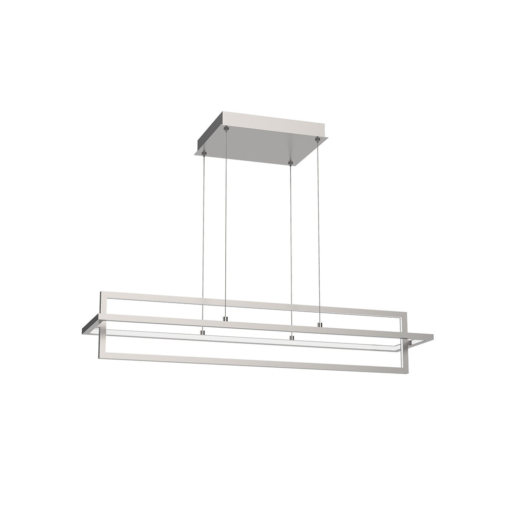 Kuzco Canada - LED Island Pendant - Mondrian - Brushed Nickel- Union Lighting Luminaires Decor