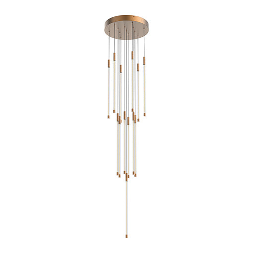 Kuzco Canada - LED Pendant - Motif - Brushed Gold- Union Lighting Luminaires Decor
