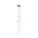 Kuzco Canada - LED Pendant - Motif - Brushed Gold- Union Lighting Luminaires Decor