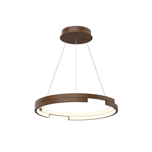 Kuzco Canada - LED Pendant - Anello Minor - Walnut- Union Lighting Luminaires Decor