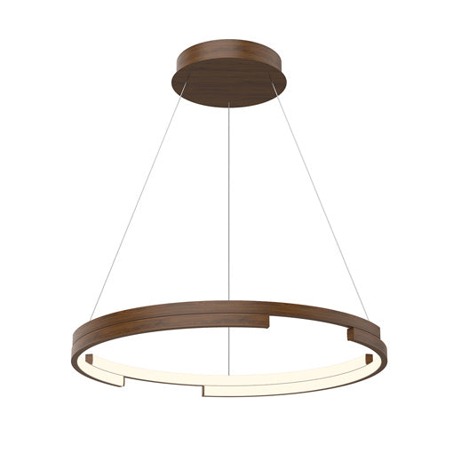 Kuzco Canada - LED Pendant - Anello Minor - Walnut- Union Lighting Luminaires Decor
