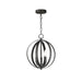 Maxim - Three Light Chandelier - Provident - Black- Union Lighting Luminaires Decor