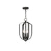 Maxim - Three Light Chandelier - Provident - Black- Union Lighting Luminaires Decor