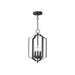Maxim - Three Light Chandelier - Provident - Black- Union Lighting Luminaires Decor