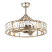 Maxim - LED Fandelight - Odeon - Golden Silver- Union Lighting Luminaires Decor