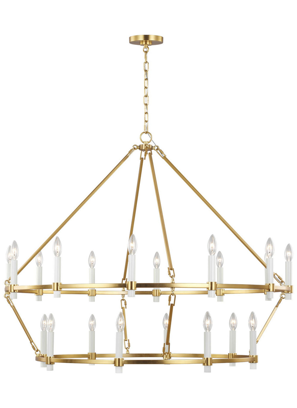 Visual Comfort Studio Canada - 20 Light Chandelier - Marston - Burnished Brass- Union Lighting Luminaires Decor