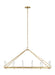 Visual Comfort Studio Canada - 12 Light Linear Chandelier - Marston - Burnished Brass- Union Lighting Luminaires Decor