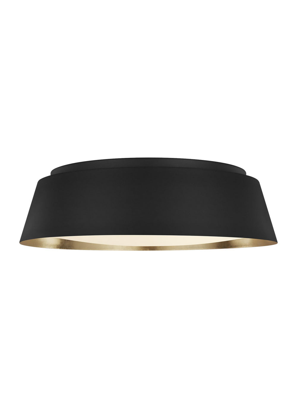 Visual Comfort Studio Canada - Four Light Flush Mount - Asher - Midnight Black- Union Lighting Luminaires Decor