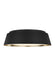 Visual Comfort Studio Canada - Four Light Flush Mount - Asher - Midnight Black- Union Lighting Luminaires Decor