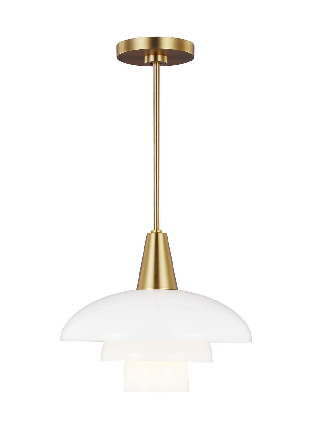 Visual Comfort Studio Canada - One Light Pendant - Rossie - Burnished Brass- Union Lighting Luminaires Decor