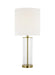 Visual Comfort Studio Canada - One Light Table Lamp - Leigh - Burnished Brass- Union Lighting Luminaires Decor