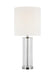 Visual Comfort Studio Canada - One Light Table Lamp - Leigh - Polished Nickel- Union Lighting Luminaires Decor