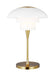 Visual Comfort Studio Canada - One Light Table Lamp - Rossie - Burnished Brass- Union Lighting Luminaires Decor