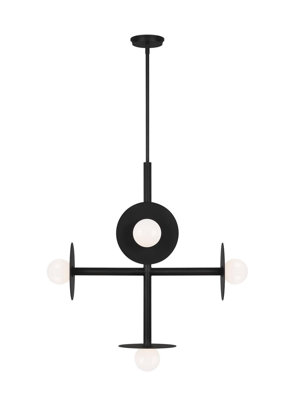 Visual Comfort Studio Canada - Five Light Chandelier - Nodes - Midnight Black- Union Lighting Luminaires Decor