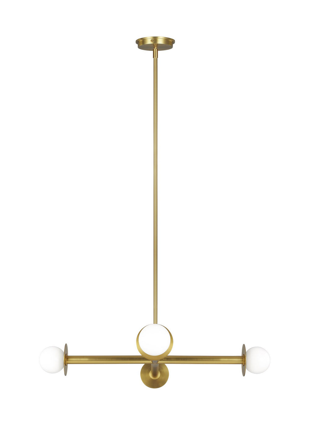 Visual Comfort Studio Canada - Four Light Chandelier - Nodes - Burnished Brass- Union Lighting Luminaires Decor