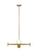 Visual Comfort Studio Canada - Four Light Chandelier - Nodes - Burnished Brass- Union Lighting Luminaires Decor