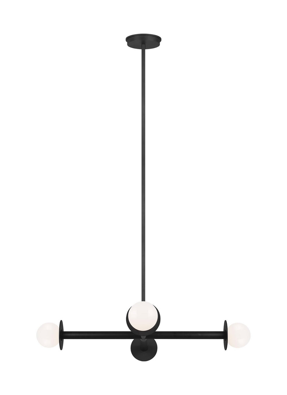 Visual Comfort Studio Canada - Four Light Chandelier - Nodes - Midnight Black- Union Lighting Luminaires Decor