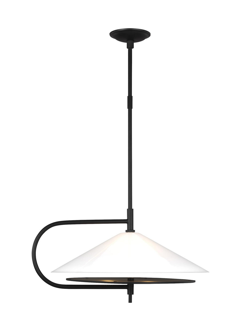 Visual Comfort Studio Canada - Two Light Pendant - Gesture - Midnight Black- Union Lighting Luminaires Decor