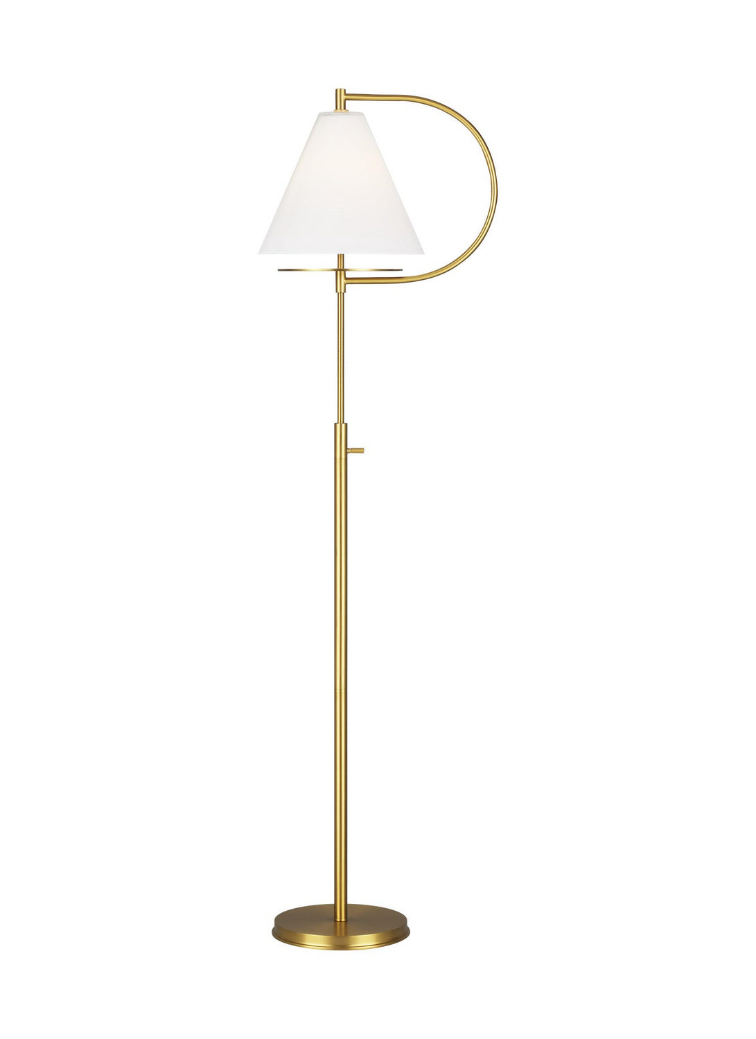 Visual Comfort Studio Canada - One Light Floor Lamp - Gesture - Burnished Brass- Union Lighting Luminaires Decor