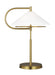 Visual Comfort Studio Canada - Two Light Table Lamp - Gesture - Burnished Brass- Union Lighting Luminaires Decor