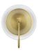 Visual Comfort Studio Canada - One Light Wall Sconce / Flush Mount - Gesture - Burnished Brass- Union Lighting Luminaires Decor