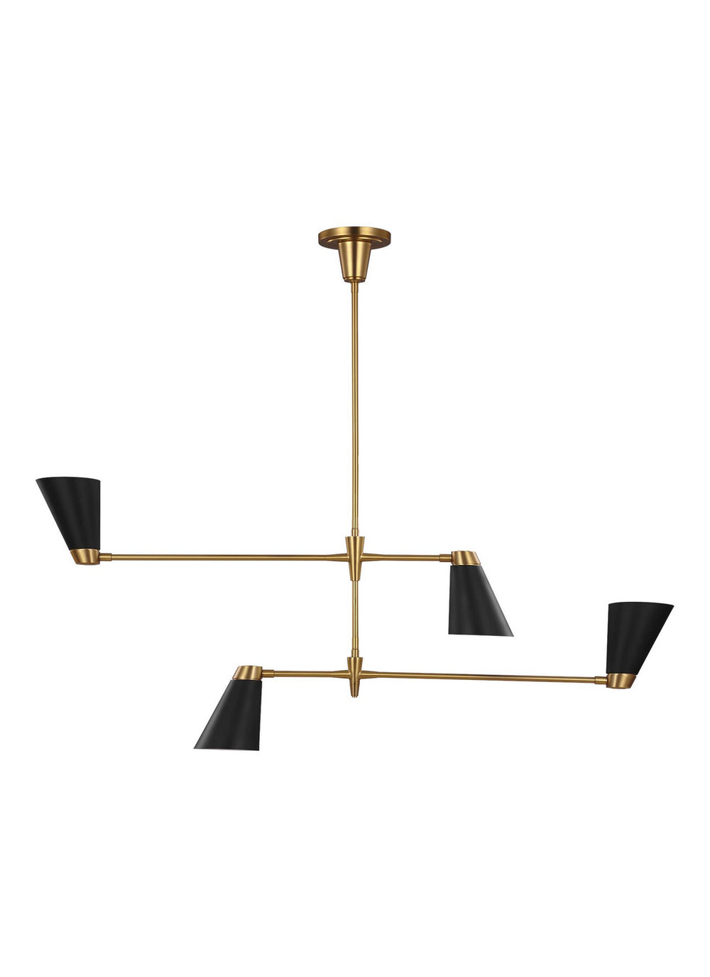 Visual Comfort Studio Canada - Four Light Chandelier - Signoret - Burnished Brass- Union Lighting Luminaires Decor