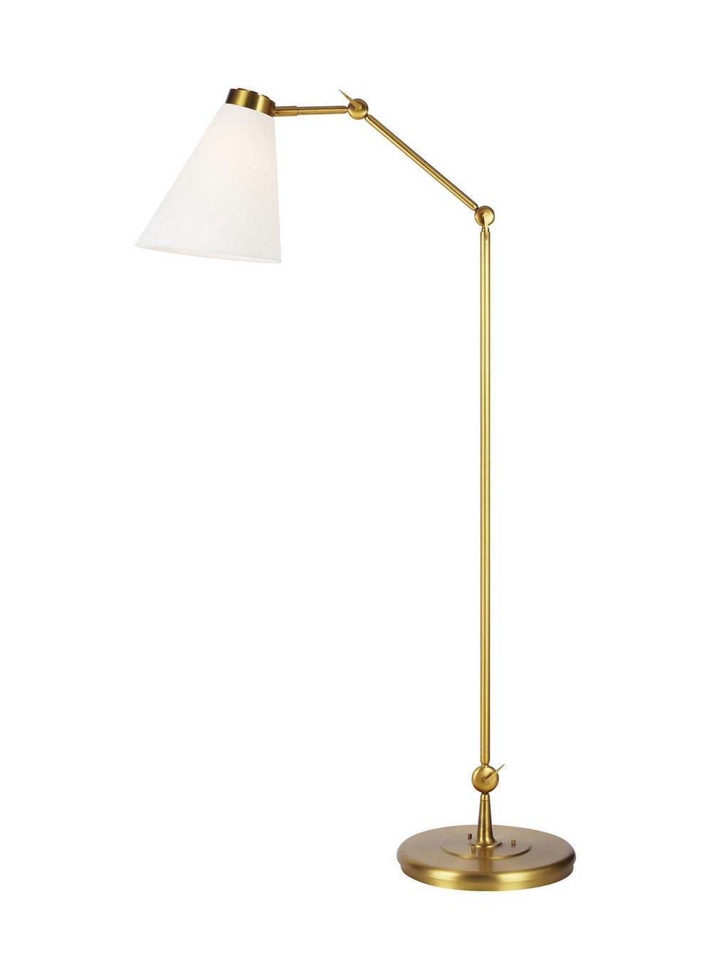 Visual Comfort Studio Canada - One Light Floor Lamp - Signoret - Burnished Brass- Union Lighting Luminaires Decor