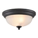 ELK Home - Two Light Flush Mount - Basics - Black- Union Lighting Luminaires Decor